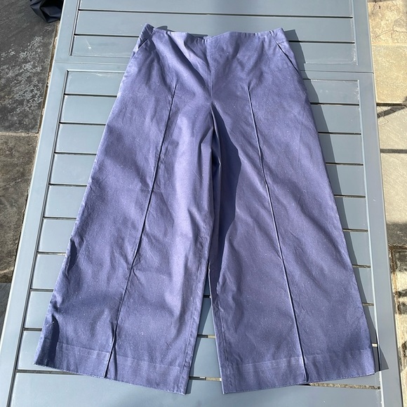 COS Cotton Wide Leg Cropped Trousers - Picture 4 of 16